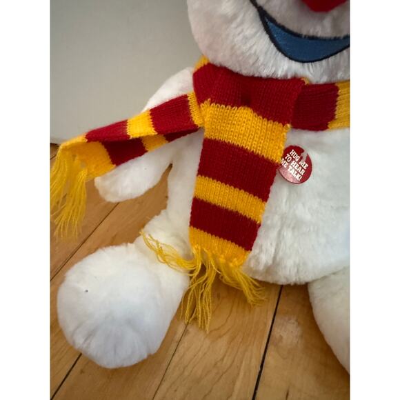 Hallmark Huggables Talking Frosty The Snowman Plush Hug Me 16” NWT - Picture 4 of 9